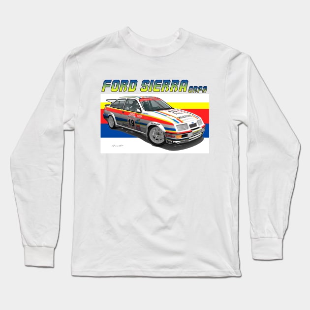 GrA Ford Sierra RS Cosworth Long Sleeve T-Shirt by PjesusArt